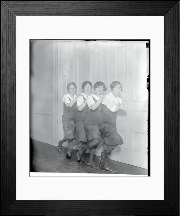 Framed Print : Champion Clogg Dancers