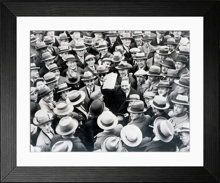 Framed Print : Arthur Garfield Hays Selling Banned Magazine