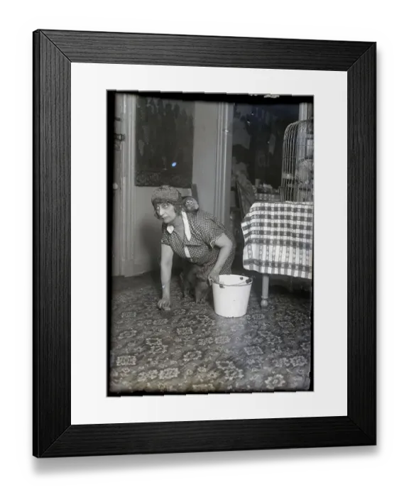 Framed Print : Princess Rigo Performing Manual Labor Framed Print : Princess Rigo Performing Manual Labor