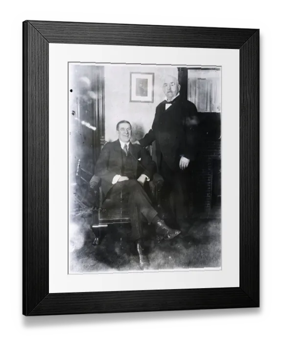 Framed Print : Jim Corbett And John L. Sullivan