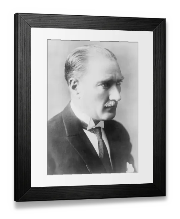 Framed Print : Portrait of Turkish Leader Kemal Pasha Framed Print : Portrait of Turkish Leader Kemal Pasha