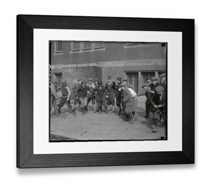Framed Print : Kids Spinning Tops Framed Print : Kids Spinning Tops