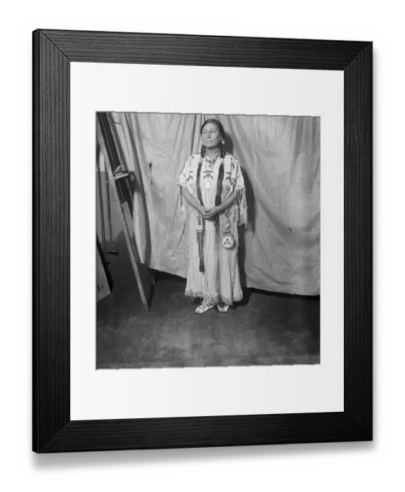 Framed Print : President of National Council of American Indians Gertrude Bonnin