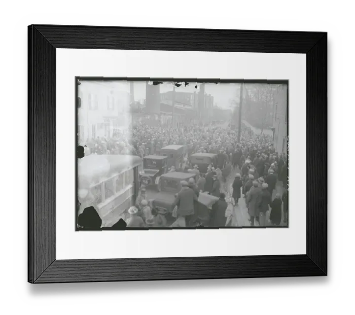 Framed Print : Mill Strikers Parading Framed Print : Mill Strikers Parading