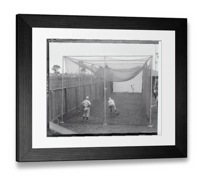 Framed Print : Dazzy Vance and Burleigh Grimes During Spring Training Framed Print : Dazzy Vance and Burleigh Grimes During Spring Training