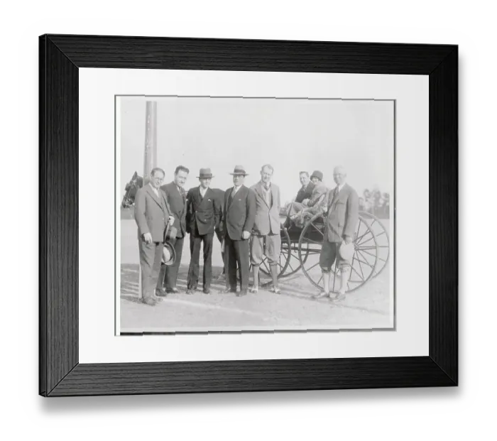 Framed Print : Portrait of Vacationers at Resort