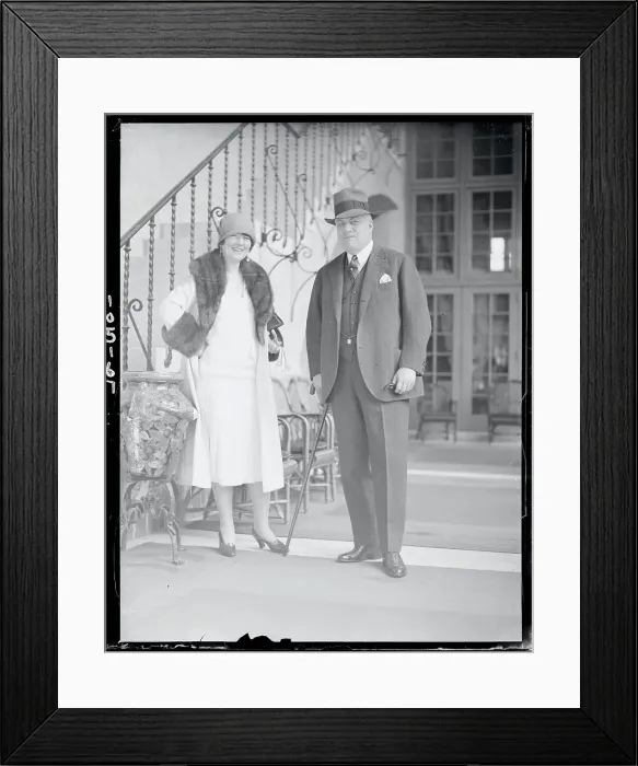 Framed Print : Portrait of A Mitchell Palmer with His Wife Framed Print : Portrait of A Mitchell Palmer with His Wife