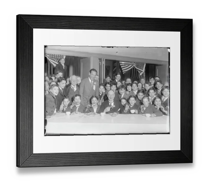 Framed Print : Governor Alfred E. Smith Celebrating the Birthday Of Washington Framed Print : Governor Alfred E. Smith Celebrating the Birthday Of Washington