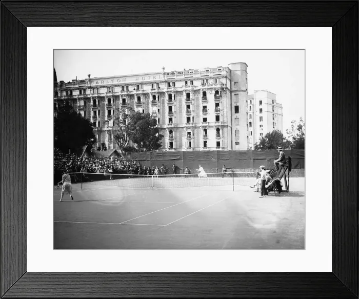 Framed Print : Helen Wills and Suzanne Lenglen During Match Framed Print : Helen Wills and Suzanne Lenglen During Match