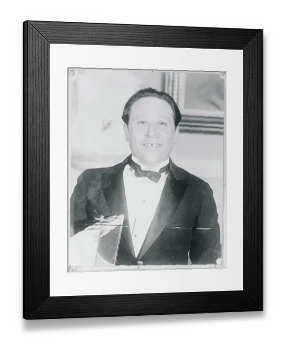 Framed Print : Portrait of Samuel Yellin Framed Print : Portrait of Samuel Yellin