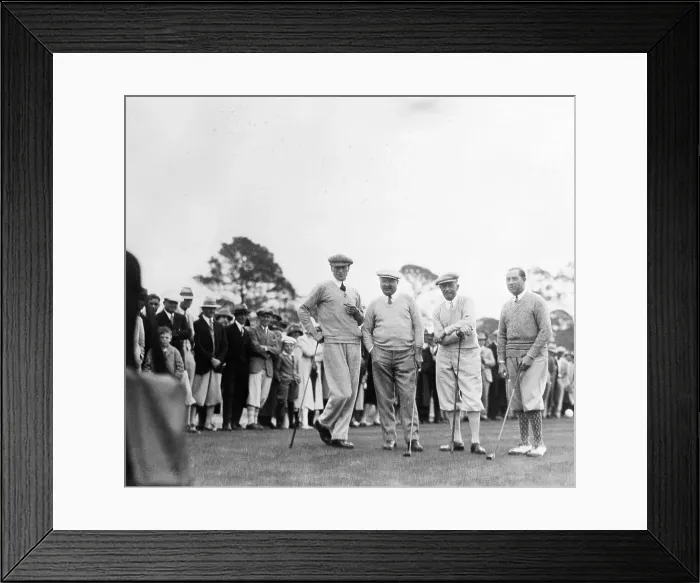 Framed Print : Portrait of Archie Compton With Colleagues