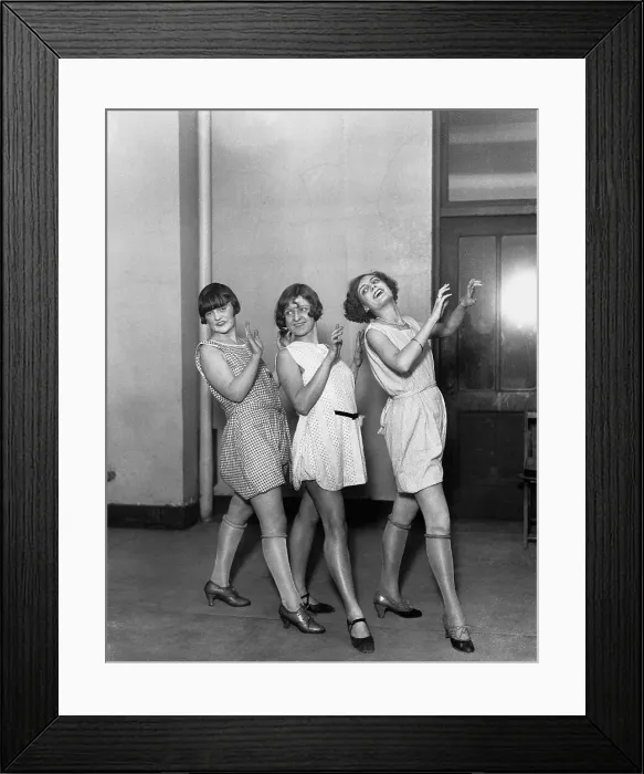 Framed Print : Wall Street Workers Performing the Charleston Framed Print : Wall Street Workers Performing the Charleston