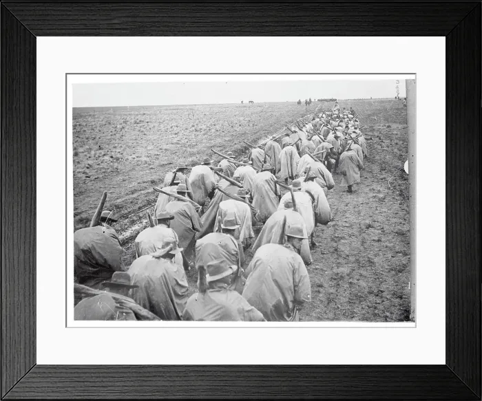 Framed Print : Troops Practicing Their War Maneuvers Framed Print : Troops Practicing Their War Maneuvers