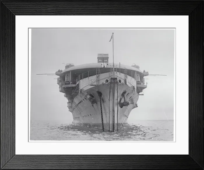 Framed Print : H.M.S.Furious: Britain's First Aircraft Carrier 1926 Framed Print : H.M.S.Furious: Britain's First Aircraft Carrier 1926