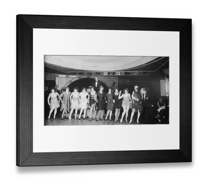 Framed Print : Contestants in a Charleston Endurance Dance Framed Print : Contestants in a Charleston Endurance Dance