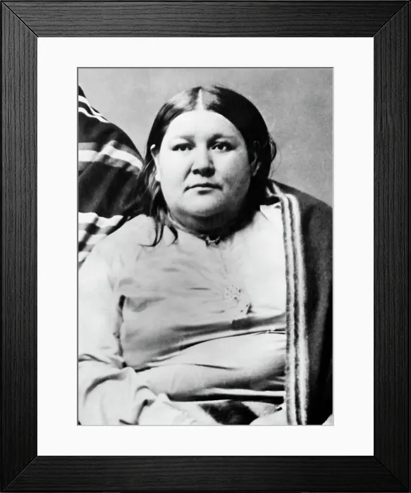 Framed Print : Portrait of Anna Sanford Framed Print : Portrait of Anna Sanford