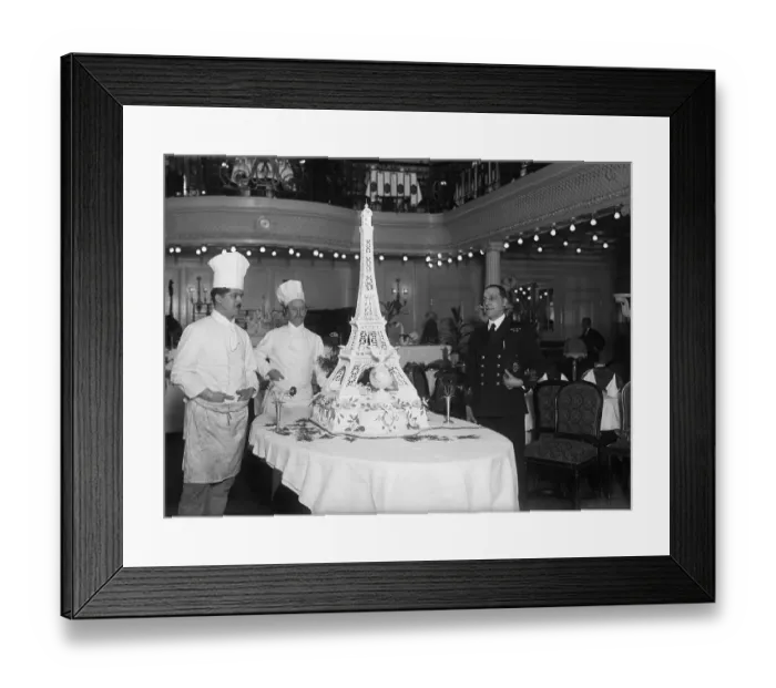 Framed Print : Miniature Eiffel Tower Cake Framed Print : Miniature Eiffel Tower Cake
