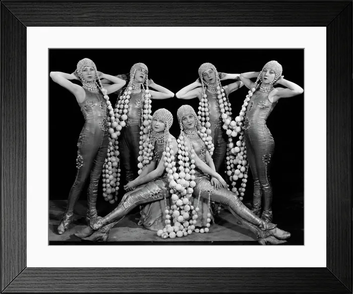Framed Print : Pearl Dancers from Ballet of Jewels Framed Print : Pearl Dancers from Ballet of Jewels