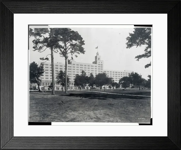 Framed Print : Exterior View of Edgewater Gulf Hotel Framed Print : Exterior View of Edgewater Gulf Hotel