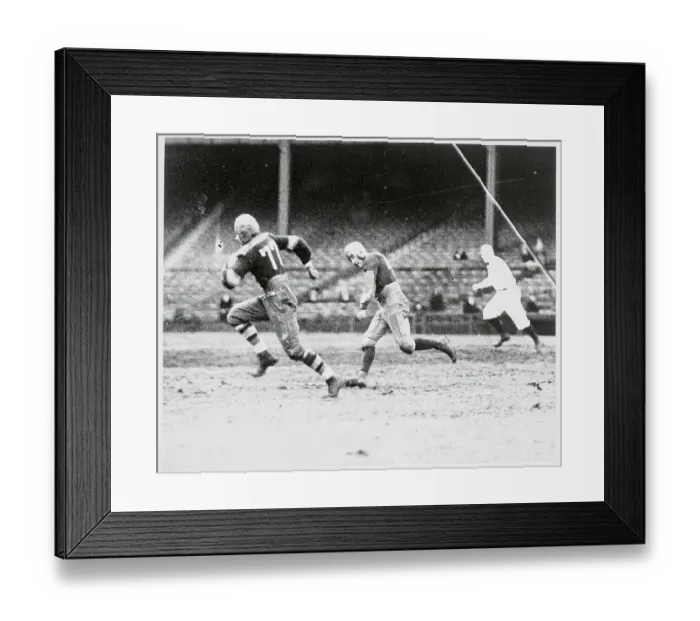Framed Print : Red Grange Running for Touchdown Framed Print : Red Grange Running for Touchdown