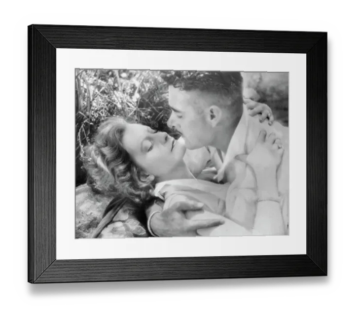 Framed Print : Greta Garbo and John Gilbert in Love Framed Print : Greta Garbo and John Gilbert in Love