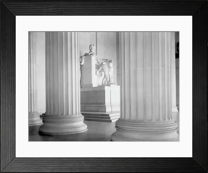Framed Print : View of Lincoln Memorial Framed Print : View of Lincoln Memorial