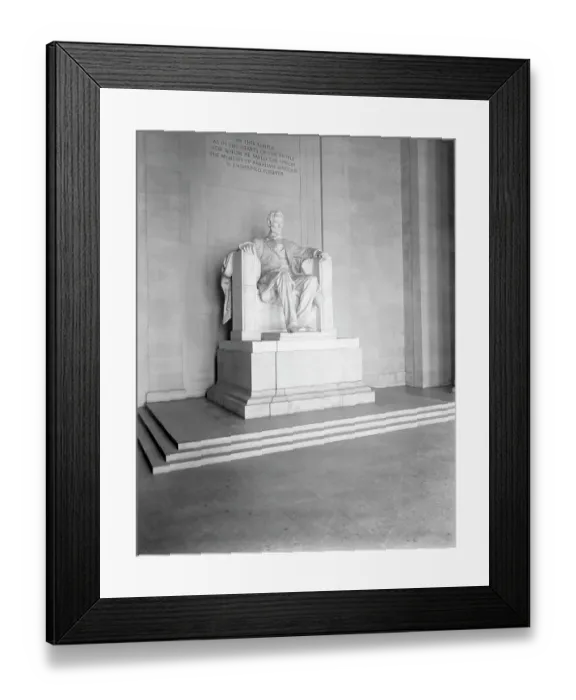 Framed Print : View of Lincoln Memorial Framed Print : View of Lincoln Memorial
