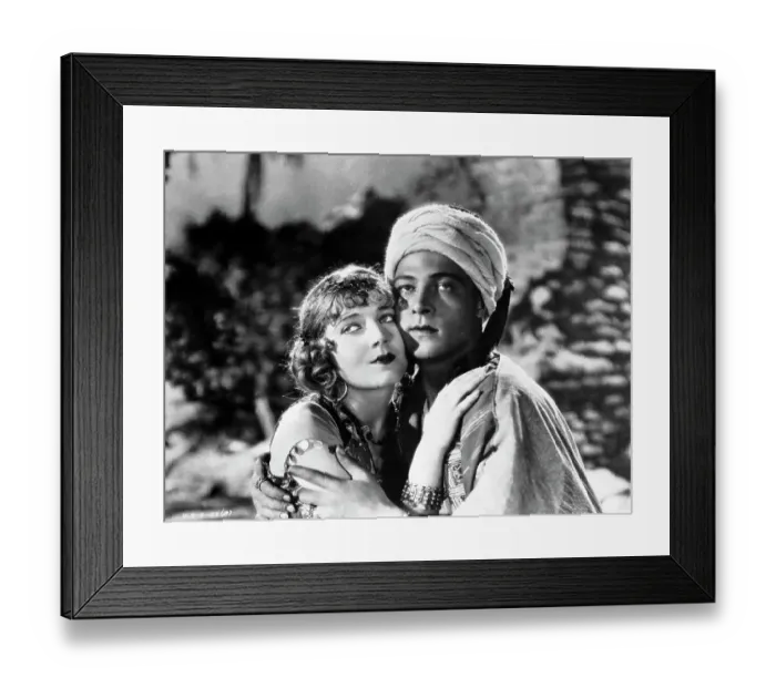 Framed Print : Vilma Banky and Rudolph Valentino in Son of the Sheik Framed Print : Vilma Banky and Rudolph Valentino in Son of the Sheik