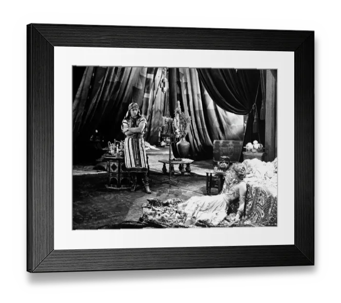 Framed Print : V Banky & R Valntino In Movie Still Framed Print : V Banky & R Valntino In Movie Still