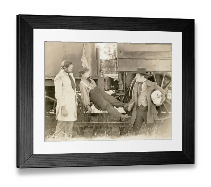 Framed Print : Scene from The General Framed Print : Scene from The General