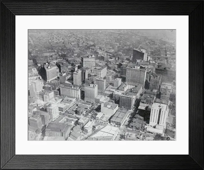 Framed Print : Aerial View of Atlanta Framed Print : Aerial View of Atlanta