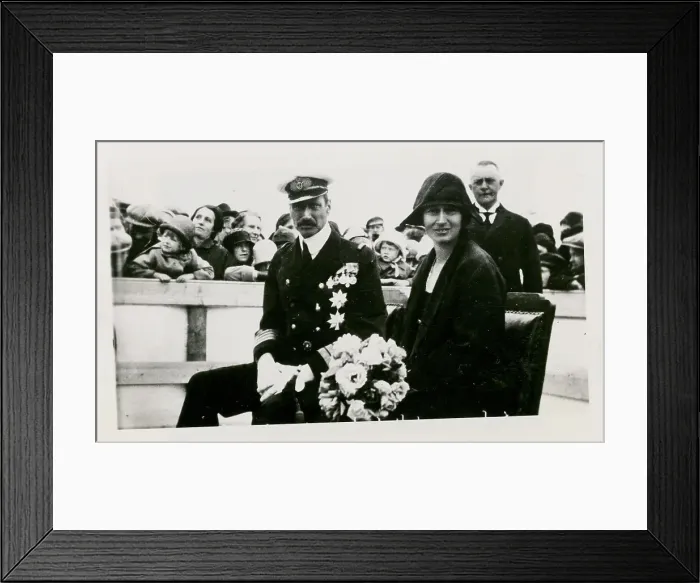 Framed Print : Denmark's King and Queen in 1926 Framed Print : Denmark's King and Queen in 1926