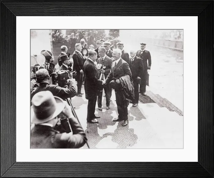Framed Print : Roald Amundsen Meeting Parliament Framed Print : Roald Amundsen Meeting Parliament