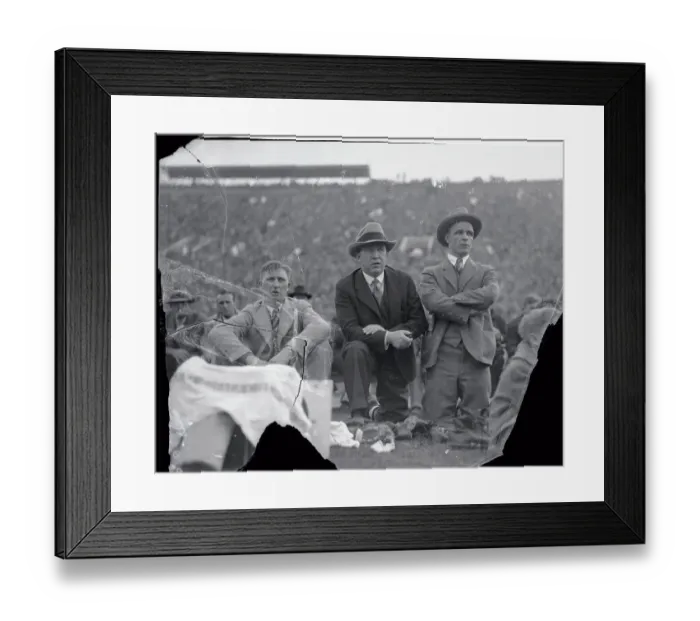 Framed Print : Knute Rockne on Sidelines Framed Print : Knute Rockne on Sidelines