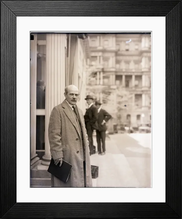 Framed Print : John Gutzon Borglum at White House Framed Print : John Gutzon Borglum at White House