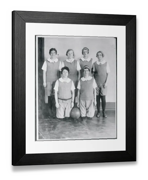 Framed Print : Bryn Mawr Basketball Team Framed Print : Bryn Mawr Basketball Team