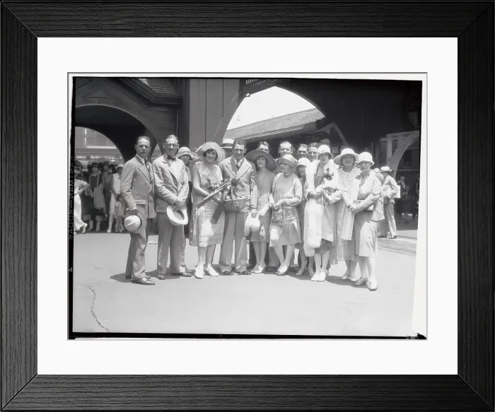 Framed Print : Red Grange gives up films for his ice wagon Framed Print : Red Grange gives up films for his ice wagon