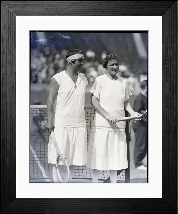 Framed Print : Molla Mallory And Elizabeth Ryan Framed Print : Molla Mallory And Elizabeth Ryan