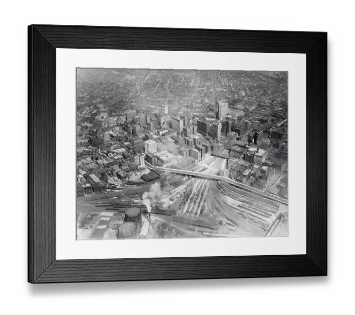 Framed Print : Aerial View of Atlanta Framed Print : Aerial View of Atlanta