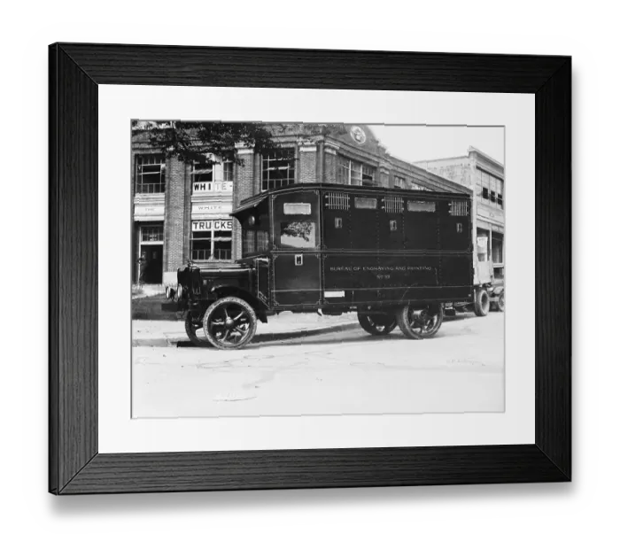 Framed Print : 1926 Armored Car Full Length View