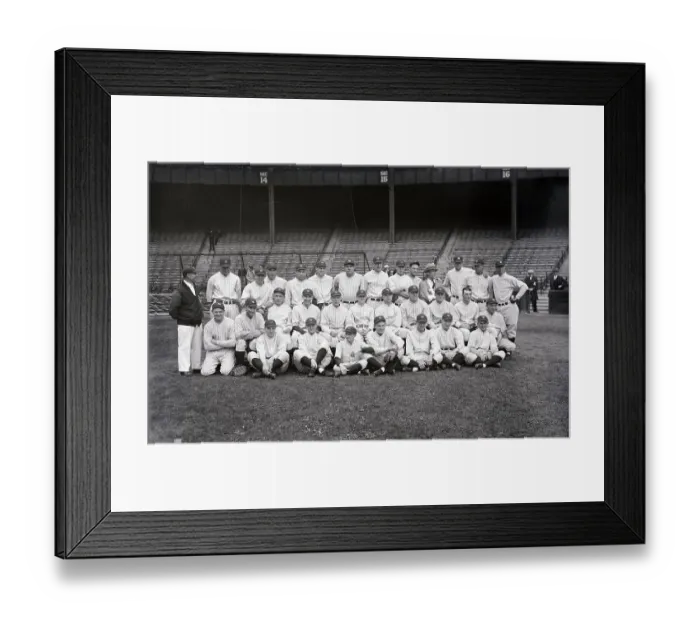 Framed Print : New York Yankees Baseball Team Framed Print : New York Yankees Baseball Team