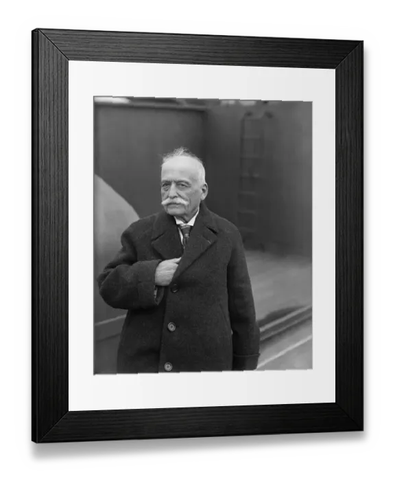 Framed Print : Auguste Escoffier on Ship Deck Framed Print : Auguste Escoffier on Ship Deck