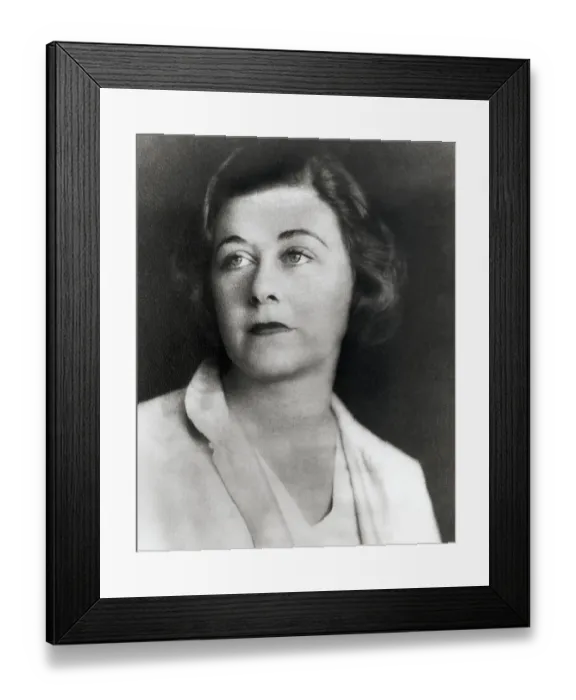 Framed Print : Frances Marion, MGM Story Writer Framed Print : Frances Marion, MGM Story Writer