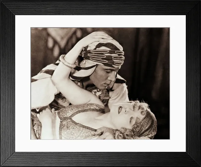 Framed Print : Rudolph Valentino and Vilma Banky Framed Print : Rudolph Valentino and Vilma Banky