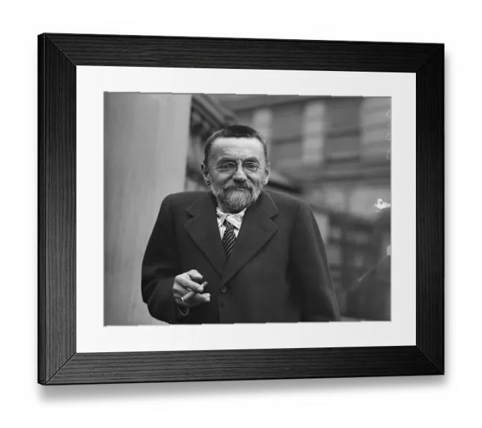 Framed Print : Charles Steinmetz Holding Cigar Framed Print : Charles Steinmetz Holding Cigar