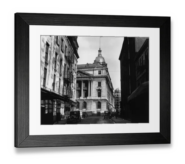 Framed Print : View of New York City Police Headquarters in 1926 Framed Print : View of New York City Police Headquarters in 1926