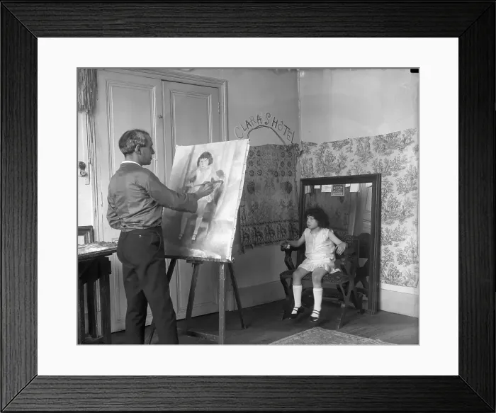 Framed Print : A Student of Montmartre Framed Print : A Student of Montmartre