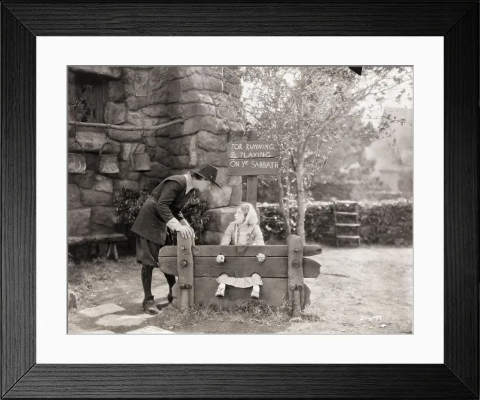 Framed Print : Movie Scene from The Scarlet Letter Framed Print : Movie Scene from The Scarlet Letter