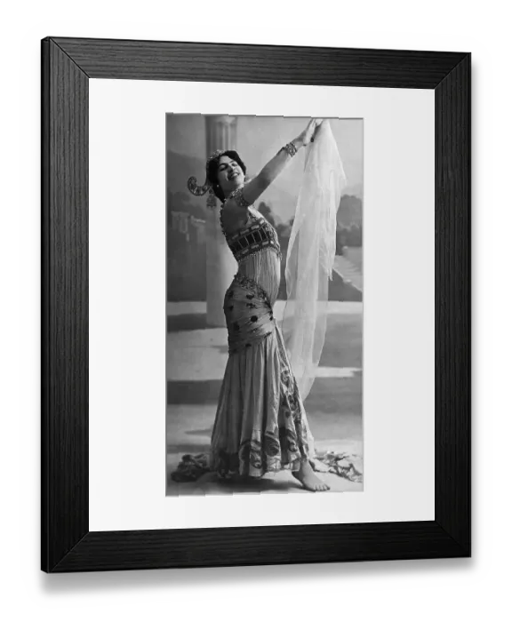 Framed Print : Mata Hari. (Original Caption). Mata Hari, spy for Germany who was shot Framed Print : Mata Hari. (Original Caption). Mata Hari, spy for Germany who was shot