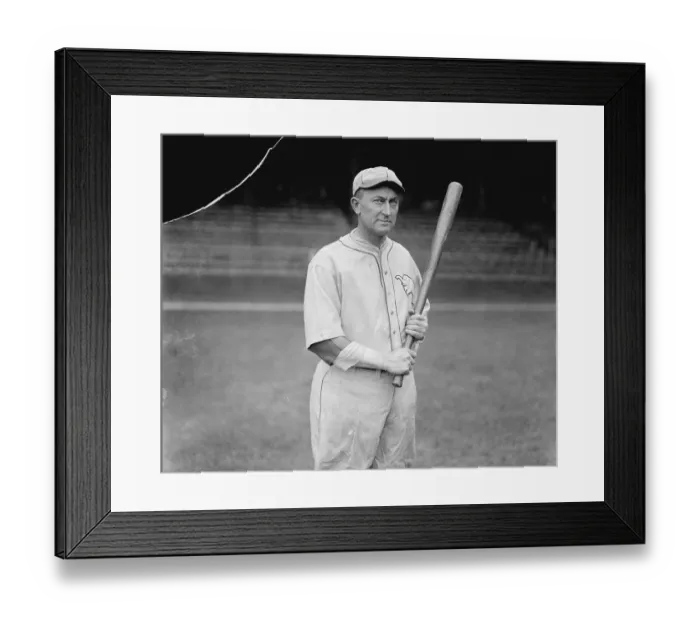 Framed Print : Baseball Player Ty Cobb Framed Print : Baseball Player Ty Cobb